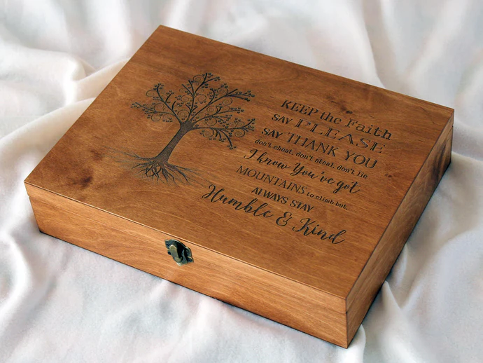 Engraved Keepsake Boxes