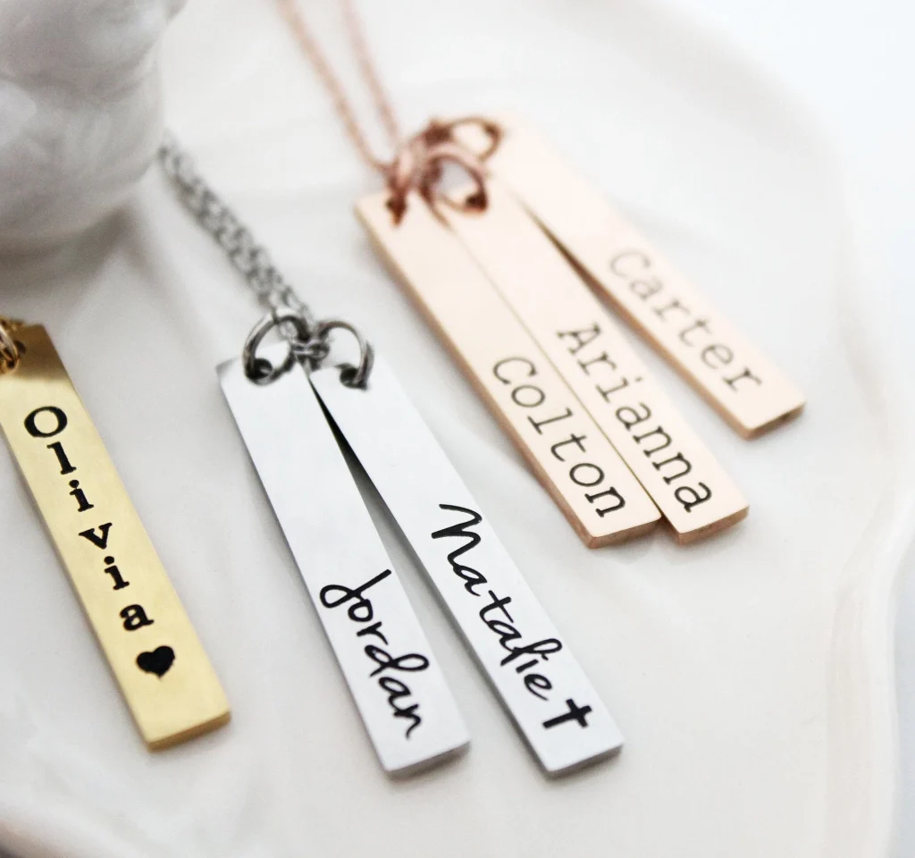 Engraved Jewelry new