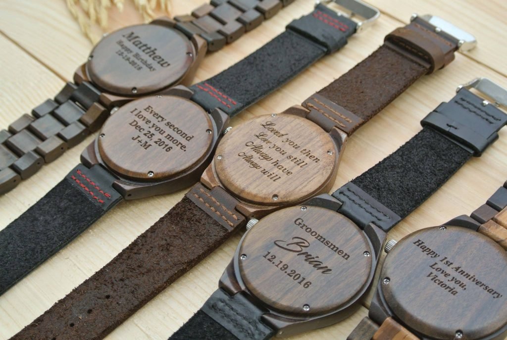 Engraved watches