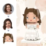 wedding figurines in dress