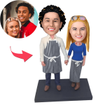 custom-kitchen-couple bobblehead