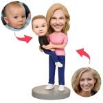 mother-baby-custom-bobbleheads-engraved