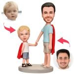 superman-dad-son-custom-bobbleheads