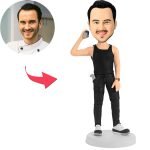 man-phone-bobblehead-engraved-text