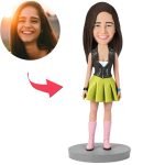female-green-dress-bobblehead-engraved