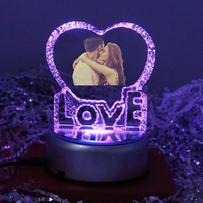 Love Crystal Photo Gift