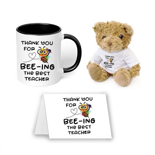 Celebrate Teacher s Day with Our Thoughtful Gift Set Pack of 3 Including a Cuddly Teddy Bear Charming Mug and Heartfelt Greeting Card The Perfect Way to Show Appreciation for Your