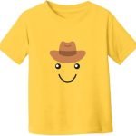 Bright Yellow Kids Smiley Face T-Shirt