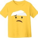 Bright Yellow Kids Smiley Face T-Shirt