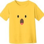 Bright Yellow Kids Smiley Face T-Shirt