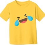 Bright Yellow Kids Smiley Face T-Shirt