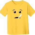 Bright Yellow Kids Smiley Face T-Shirt