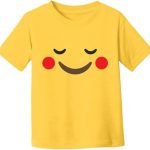 Bright Yellow Kids Smiley Face T-Shirt