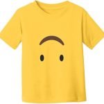 Bright Yellow Kids Smiley Face T-Shirt