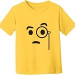 Bright Yellow Kids Smiley Face T-Shirt