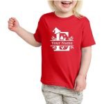 Alphabet Letters Printed Tshirt for Girls E