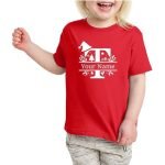 Alphabet Letters Printed Tshirt for Girls T