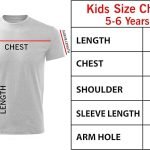 Chirstmas T shirt Girl Kid Size Chart