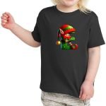 Christmas Alphabet Kids T-Shirt for Girls E