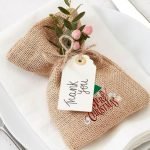 Christmas Burlap Gift Bags