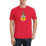 Christmas Emoji T-Shirt for Men Design 7