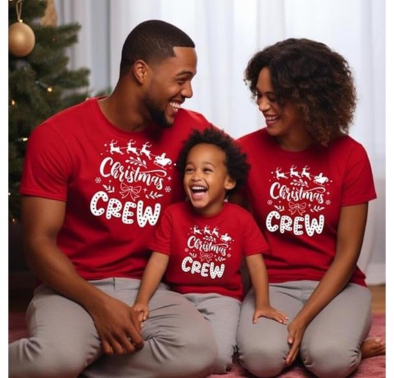 Christmas family t shirt