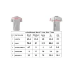 Christmas t shirt size chart