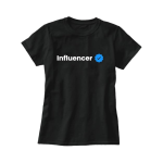 Influencer Black T-shirt