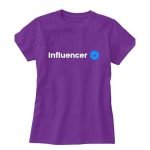 Influencer Purple T-shirt