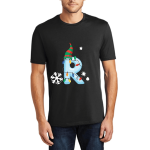 Initial Letter T-Shirt for Men R