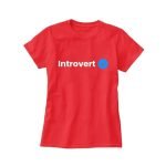 Introvert Red T-Shirt