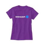 Introvert purple T-Shirt