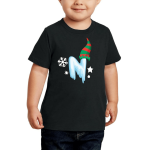 Letter Printed Kids T-Shirts for Boys N