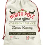 North Pole Post Office Bag