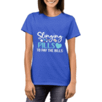 Pharmacist Day Women T-Shirts Blue