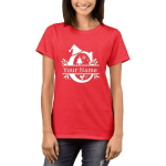 Printed Red Tshirt for Women C