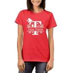 Printed Red Tshirt for Women T