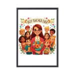 Teachers day gift photo frame