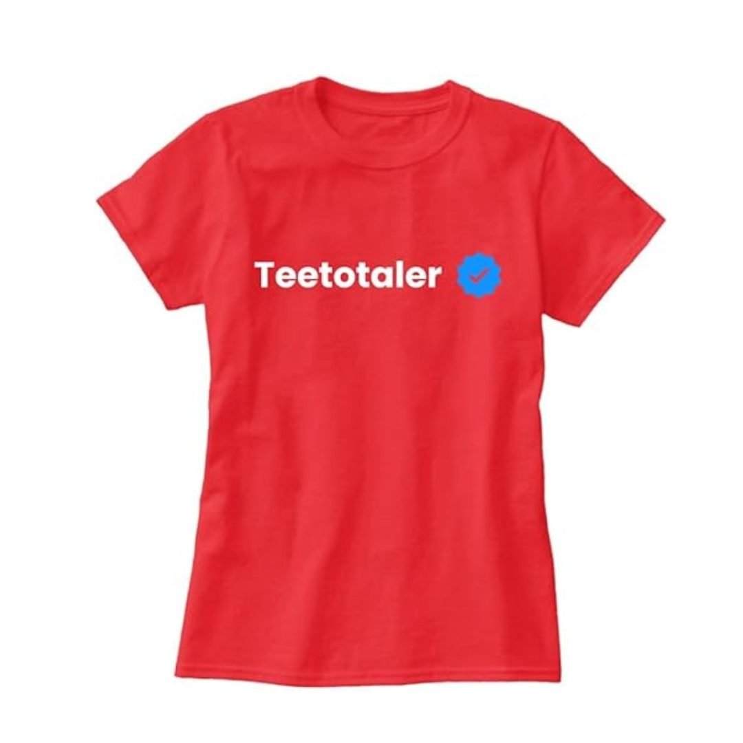 Teetotaler red T-shirt