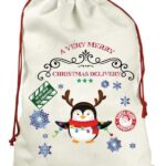 Merry Christmas Little Penguin Bag