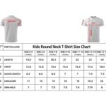christmas kids t shirt size chart