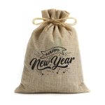 jute Burlap Bags Black