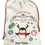 little Penguin Santa Sack