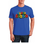 worlds best dad t-shirt blue worlds best dad t-shirt blue