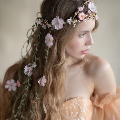 Women Girls Vine Flower Headband