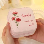 Bridesmaid gift PU leather jewelry box
