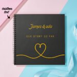 Our Story So Far Personalised Scrapbook, Couples Memory Book