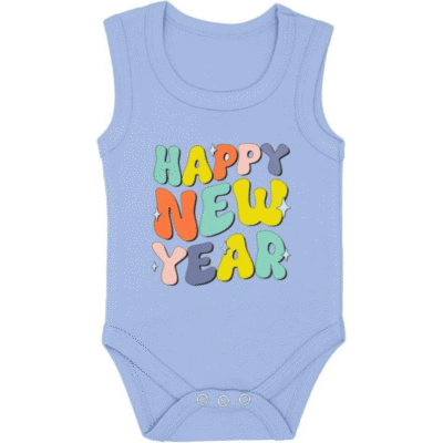 Happy New Year Baby Romper