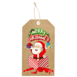 Merry Christmas Santa gift tags