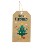 Merry Christmas Tree Gift Tags